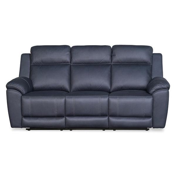 Lennox Recliner Lounge 3 Piece Suite|Jet