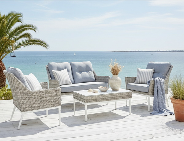 Lucas Outdoor 4 Piece Lounge Set