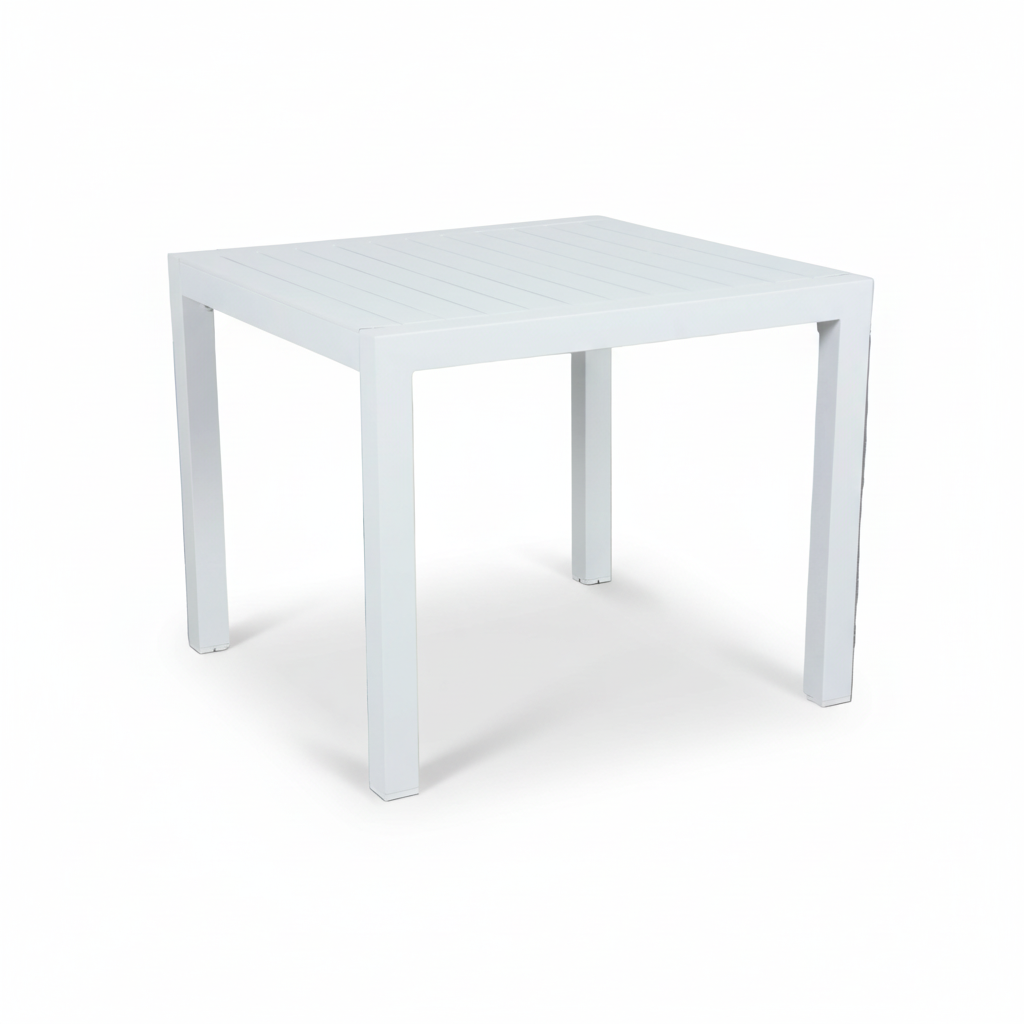 Matzo Outdoor Table Square 900 x 900 white