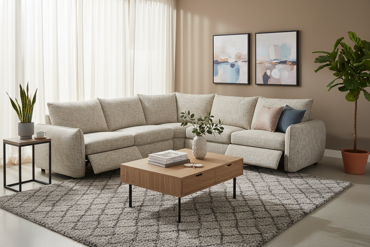 Opal Electric Corner Lounge