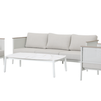 Miami Outdoor 4 Piece Lounge Set