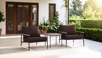 Mila 3- Piece Balcony Set| Chocolate