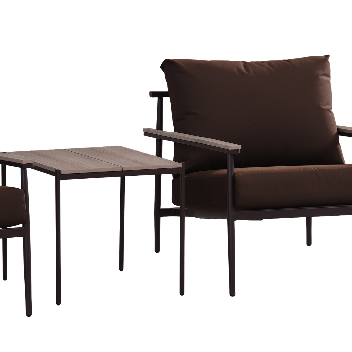 Mila 3- Piece Balcony Set| Chocolate