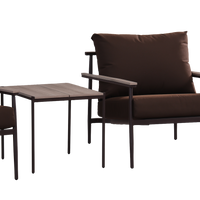 Mila 3- Piece Balcony Set| Chocolate