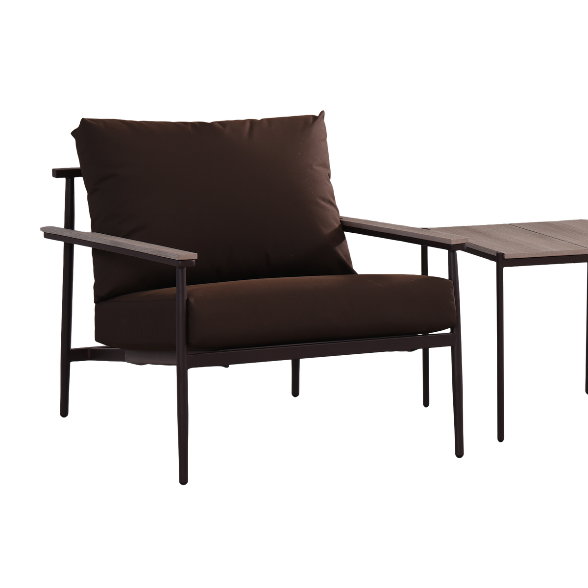 Mila 3- Piece Balcony Set| Chocolate