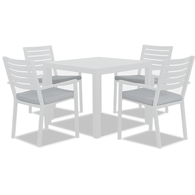 Matzo Outdoor Table Square 900 x 900 white