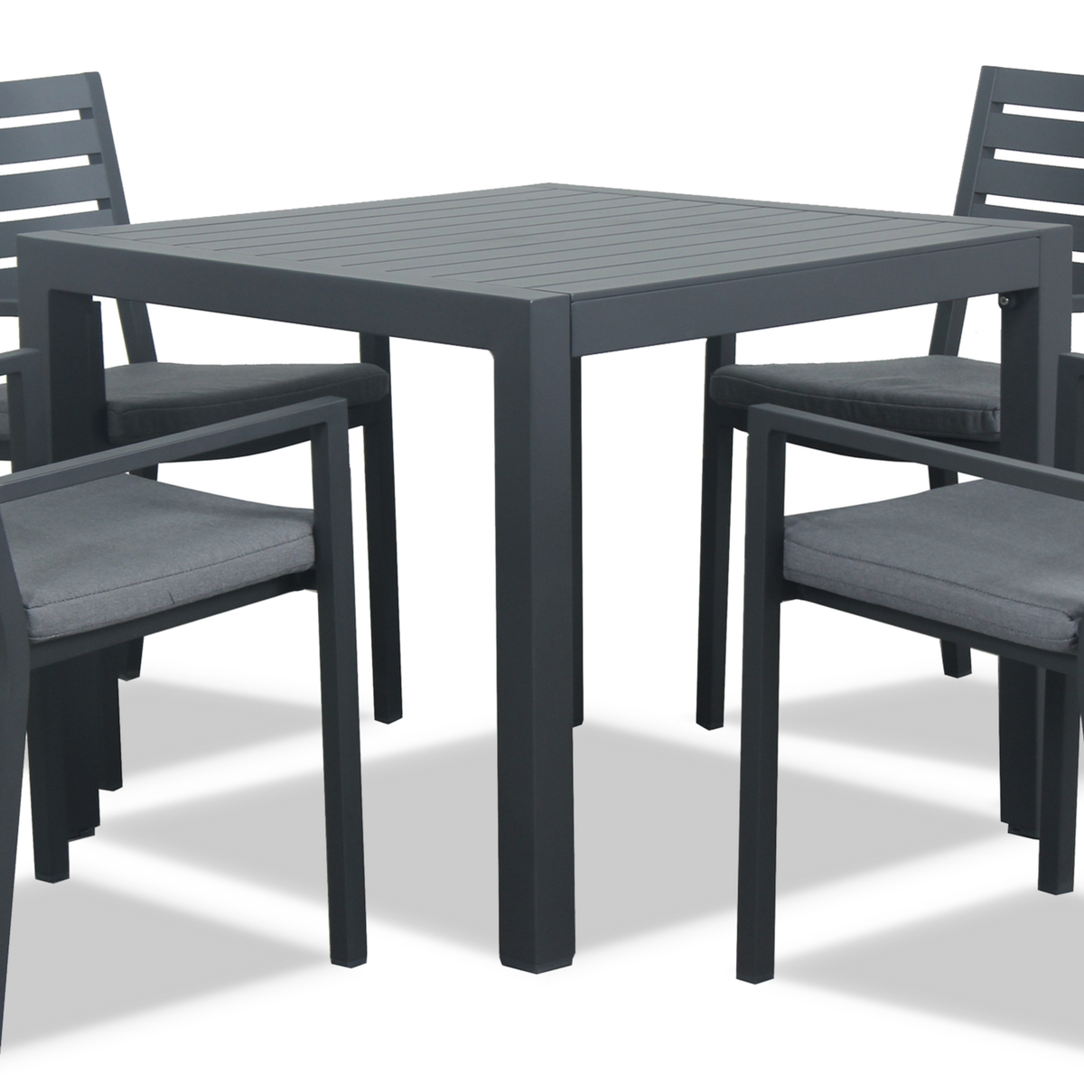 Matzo Outdoor Table Square 900 x 900 Grey