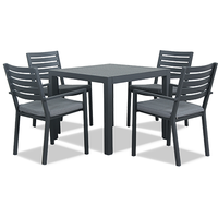 Matzo Outdoor Table Square 900 x 900 Grey