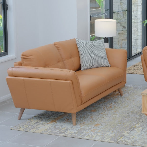 Maurice 2 Seater Leather Sofa | Marmalade