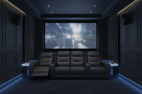 Mayfair Electric 4 Seater Home Theatre Lounge