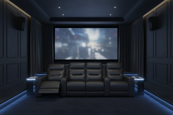 Mayfair Electric 4 Seater Home Theatre Lounge