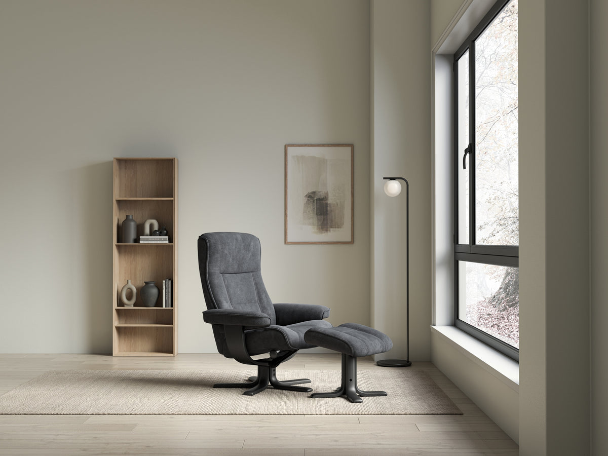 IMG Nordic 21 Chair with Foot stool | Fabric