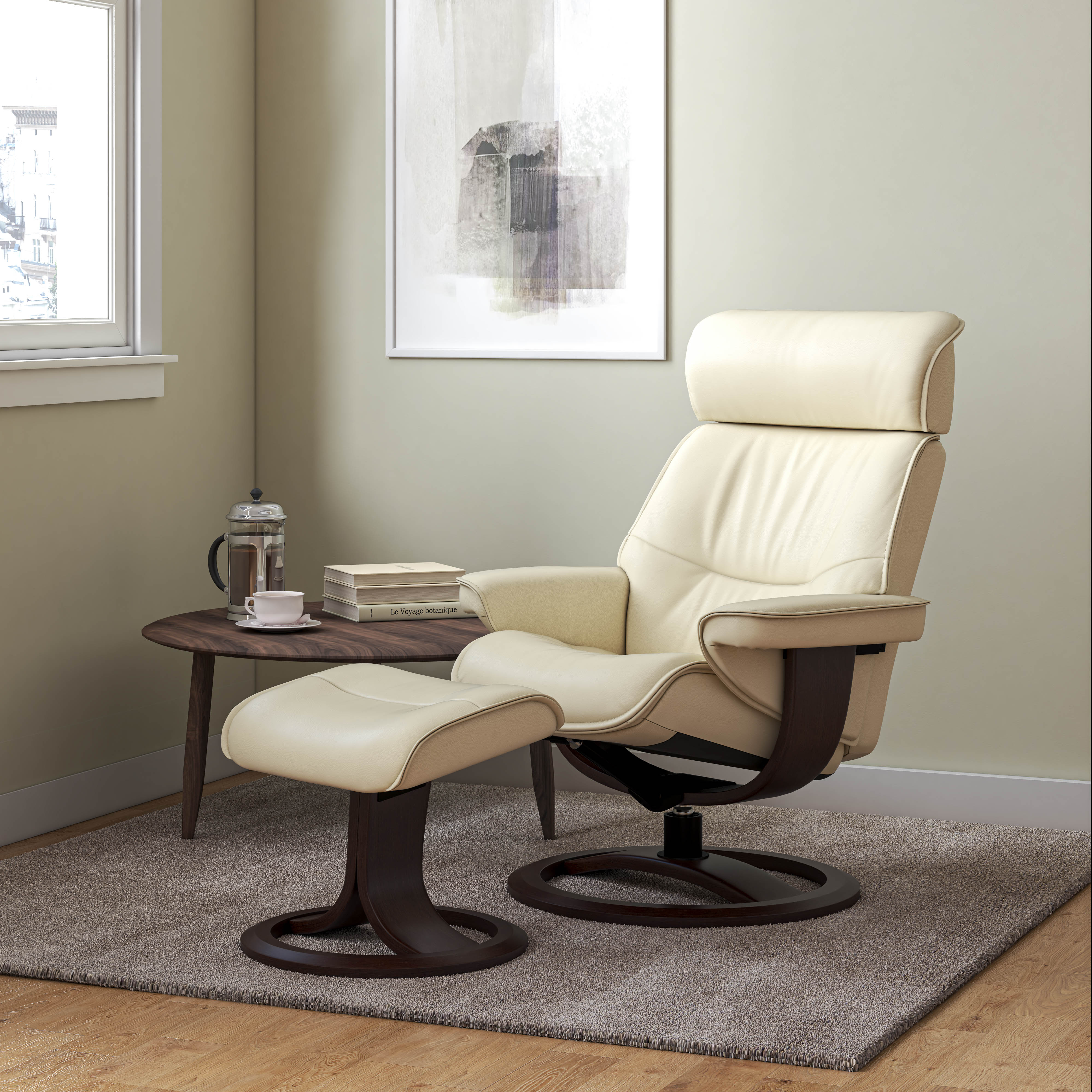 IMG Nordic 93 Chair with Footstool – MacLeod's Furniture