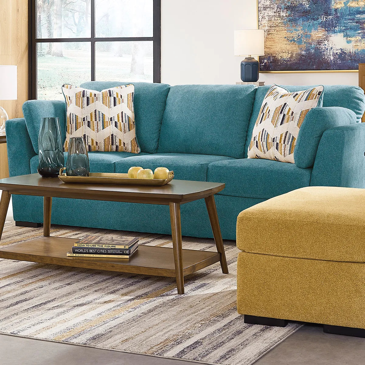 Olivia 3 Seater Sofa | Teal