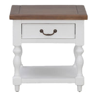 Oregon 1 Drawer Bedside Table