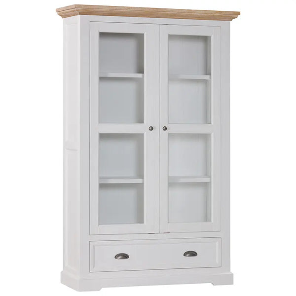 Paddington 2 Door Display Cabinet | White