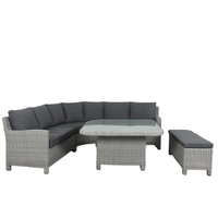 Palma Outdoor Corner Lounge with Low Dining & Bench