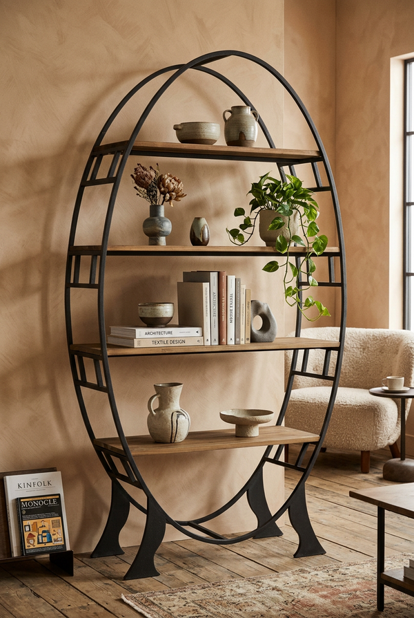 Samson Oval Display Shelves