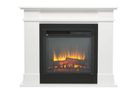 Rail Mantle 1.5kW LED Firebox- | White