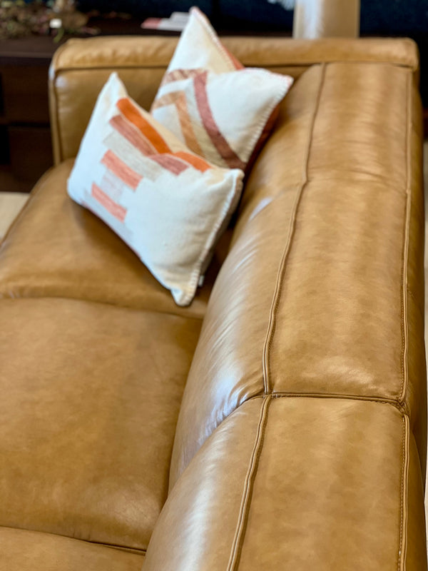 Riverstown 2 Seater Leather Sofa | Tan