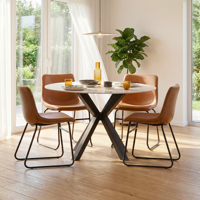 Sienna 5Pce Dining Suite | Tan