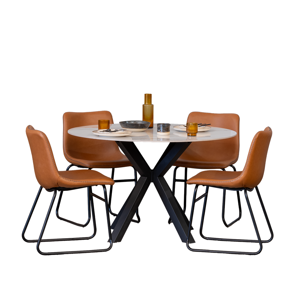 Sienna 5Pce Dining Suite | Tan