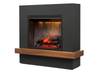 Sherwood Mantel 2kW Electric Fireplace| Grey Walnut