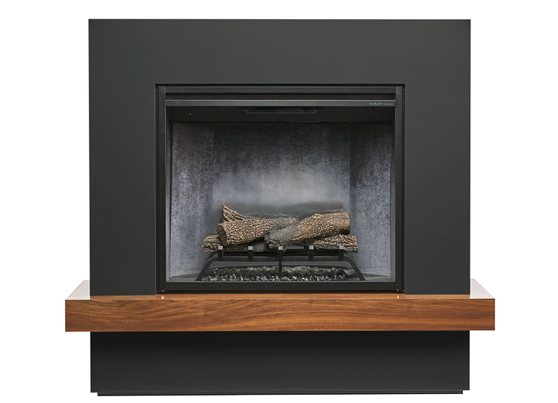 Sherwood Mantel 2kW Electric Fireplace| Grey Walnut