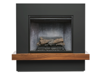 Sherwood Mantel 2kW Electric Fireplace| Grey Walnut