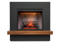 Sherwood Mantel 2kW Electric Fireplace| Grey Walnut