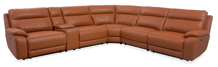 Sahara Electric Corner Leather Lounge