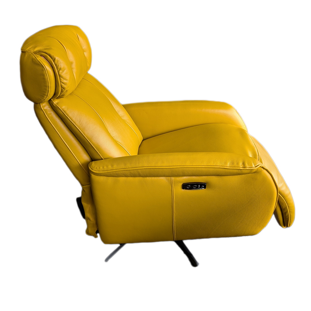 Leather recliner deals hotsell