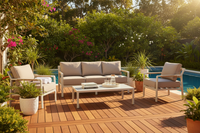 Sandy Bay Outdoor 4 piece Lounge Set