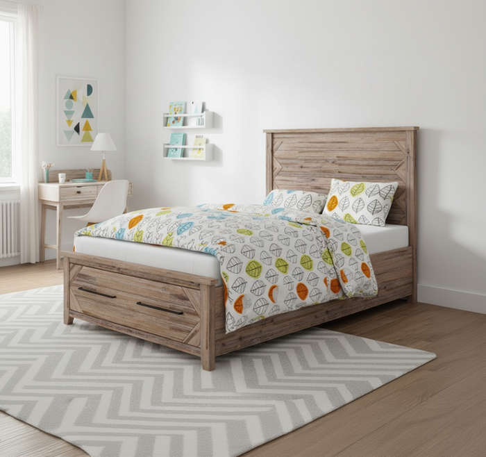 Santa Fe Bed with Storage