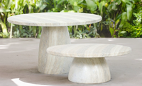 Thera Cement Round Outdoor Coffee Table