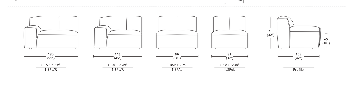 Ferrara Fabric Lounge