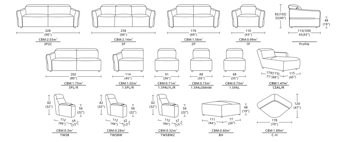 Bermuda Leather Electric Corner Lounge
