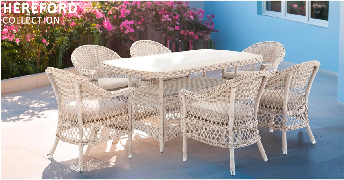 Hereford Outdoor 7 Piece Dining Set