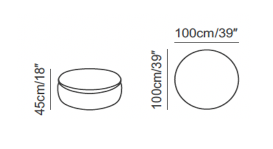 Fiori Modular Lounge w Ottoman