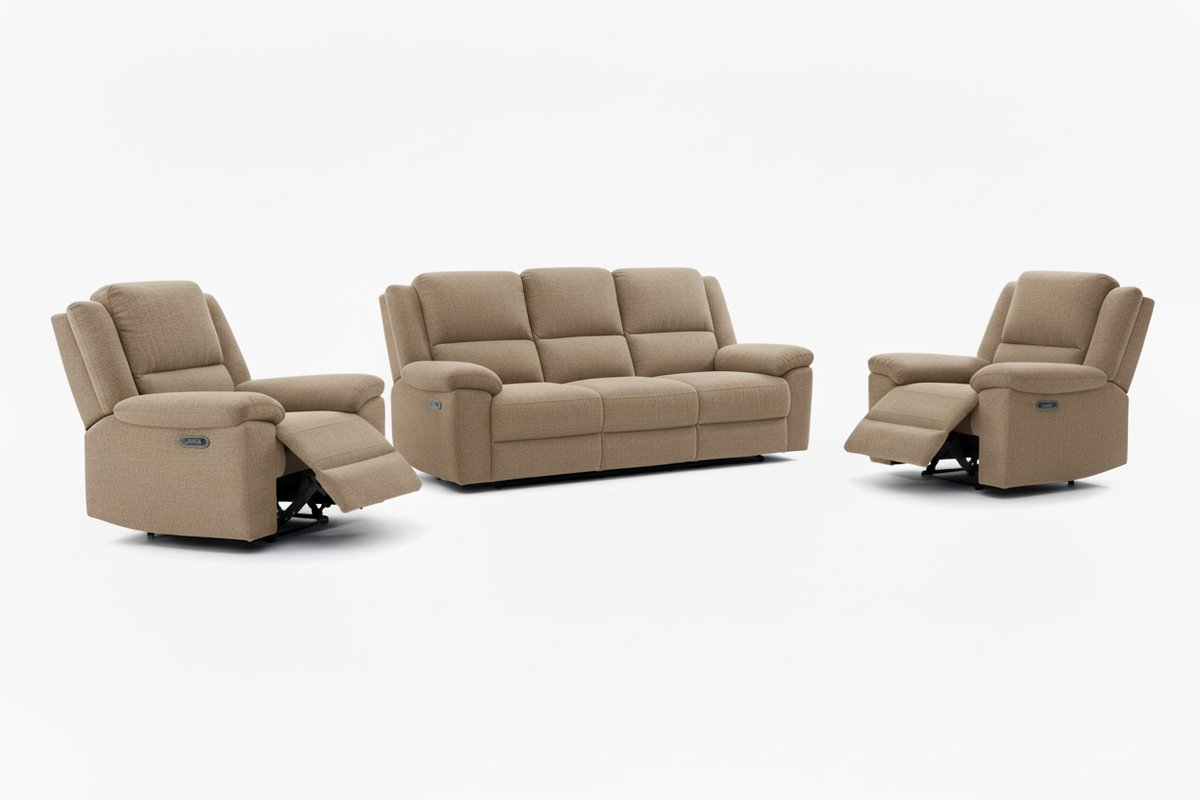 Vito 3-Pce Recliner Lounge Suite