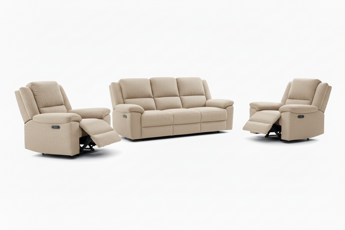 Vito 3-Pce Recliner Lounge Suite