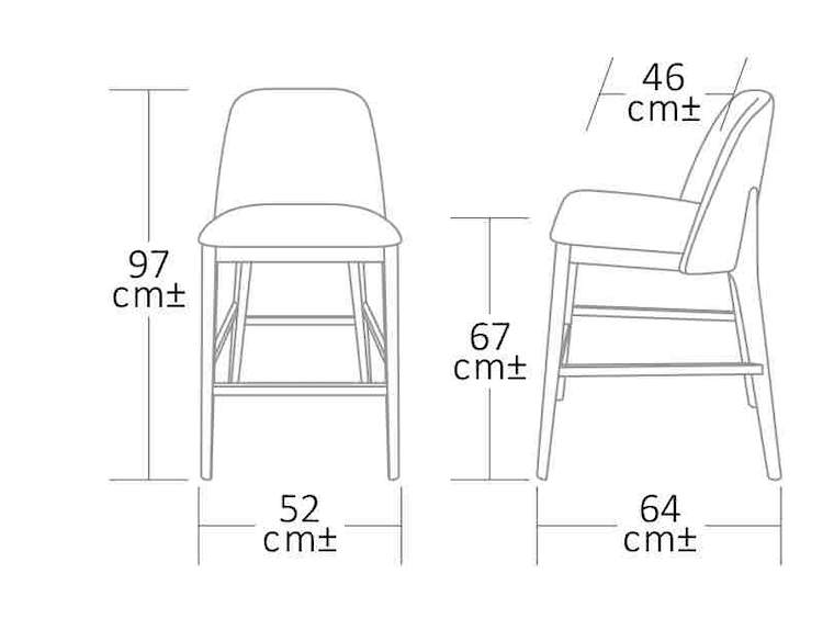 Anton Bar Chair