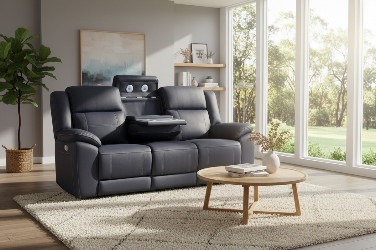 Apollo Electric Recliner with Console | 2 Seater