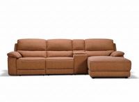 Maxwell Reclining 3 Seater Chaise with Console