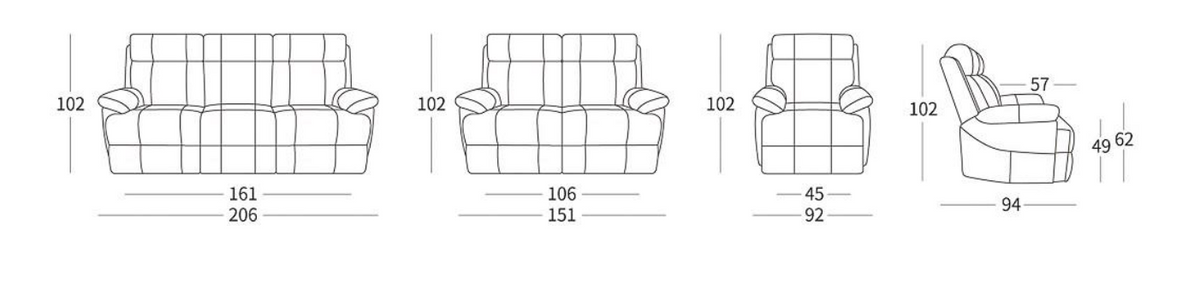 Gilmore Lounge Suite | Manual