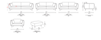 Romano 3 Seater | Tobacco
