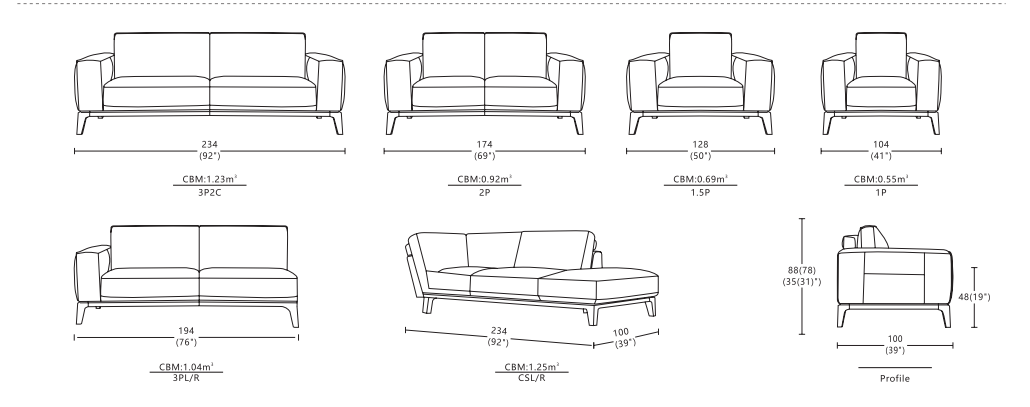 Apollo Fabric Chaise Lounge