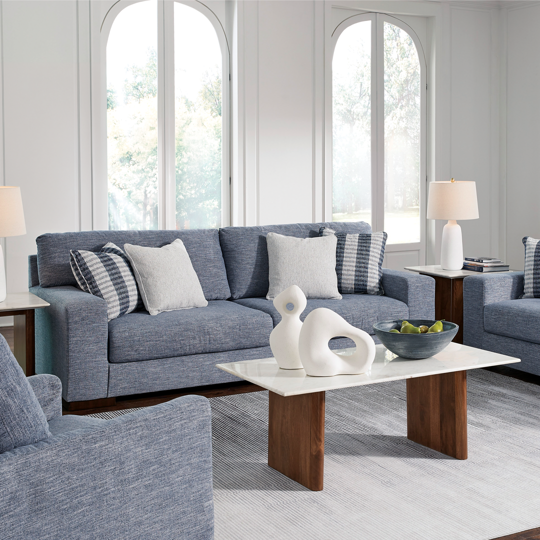 Angelina 3 Seater Sofa | Denim