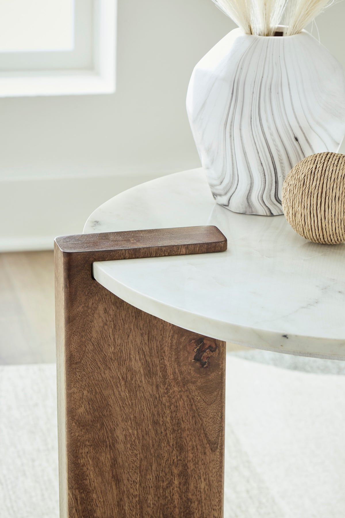 Cyrus Marble Lamp Table