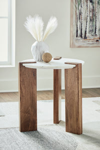 Cyrus Marble Lamp Table